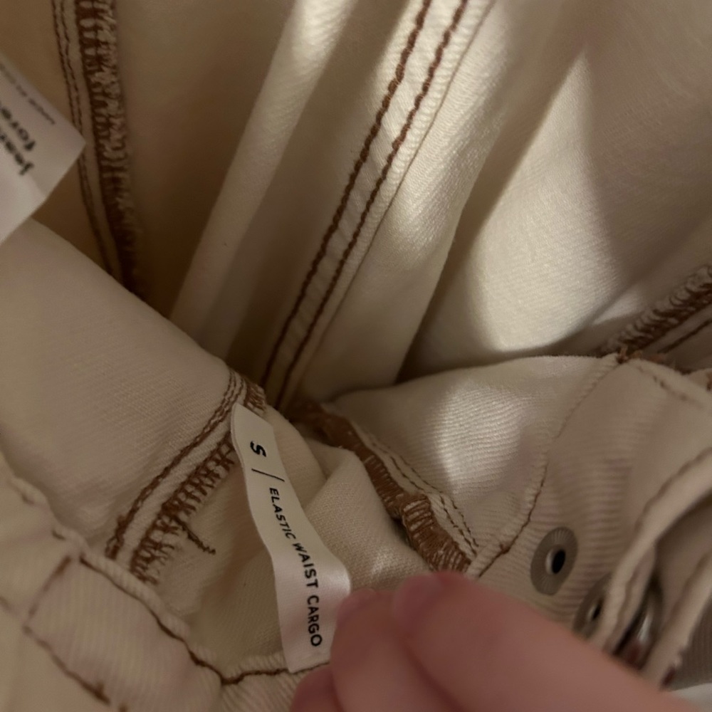 pacsun cargo elastic waist pants size S